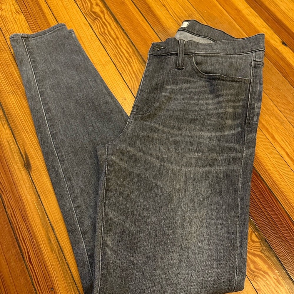 Madewell Grey Denim Skinny Jeans